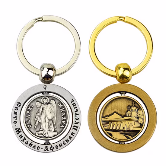 Wholesale Custom Logo Promotion Blank Car Brand Turbo Logo 3D Soft Hard Enamel Metal Steel Sports Anime Cartoon Gift Key Chain Ring Holder Designer Keychain