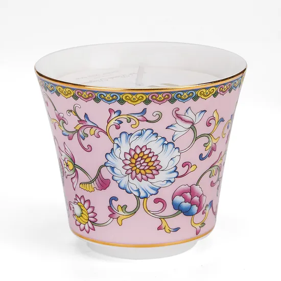 Sample Customization Scented Candle Highly Scented and Gradient Color Glass Jar Candle as Birthday, New Home, Holiday, Office, Easter, Valentine Gift